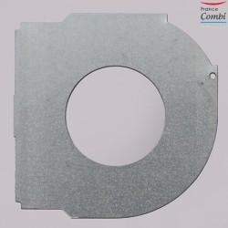 Plaque de guidage coffre ¼ de rond - axe 60