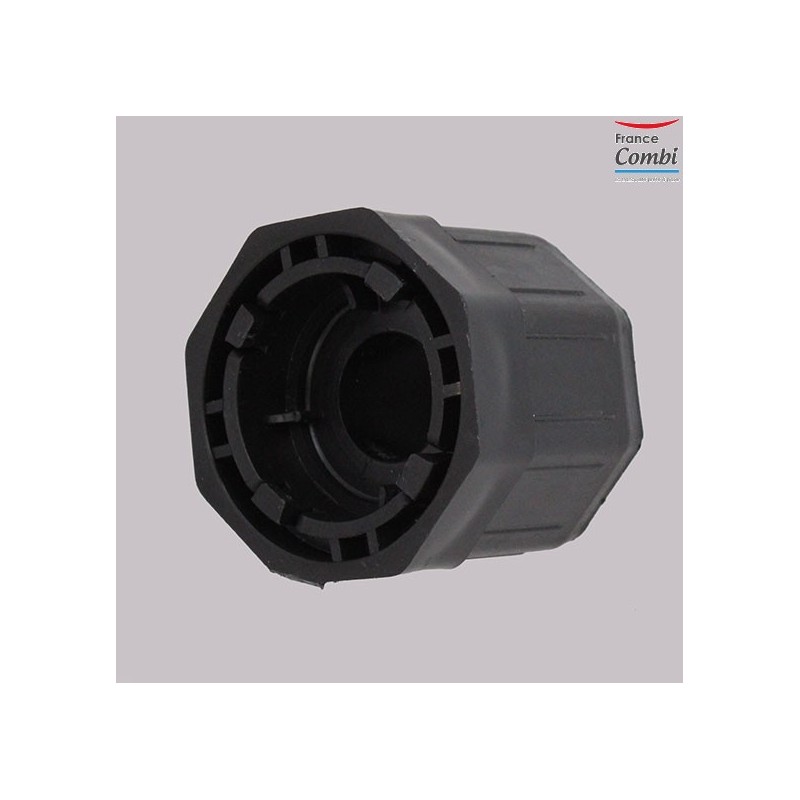 Embout Escamotable Pour Volet Roulant Embout Tube Volet Roulant Octogonal 40mm - Sortie 6 Pans 10mm Avec Nez 18mm Pièce Store Fenêtre Plastique